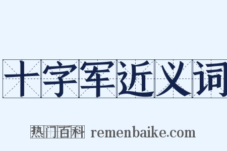 十字军近义词是什么意思的图片